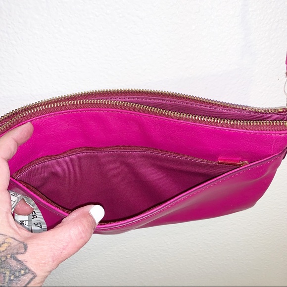 Fossil Bags Fossil Sydney Fuchsia Crossbody Nwot Poshmark